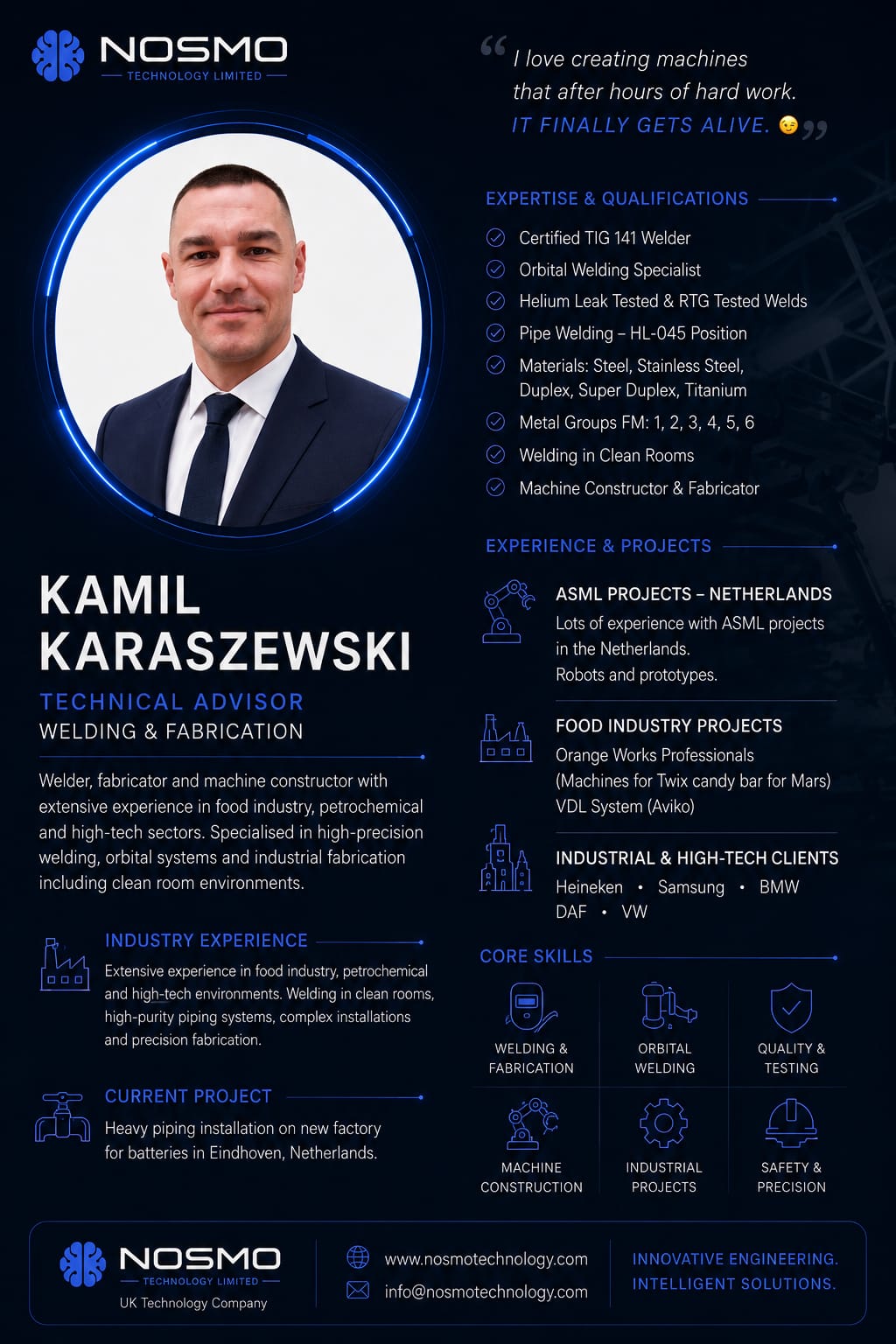 Kamil Karaszewski profile card