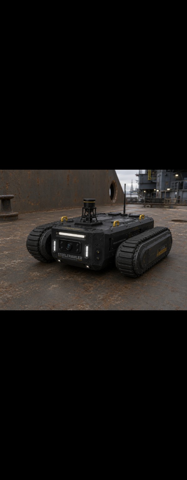 Steelcrawler tracked inspection robot concept